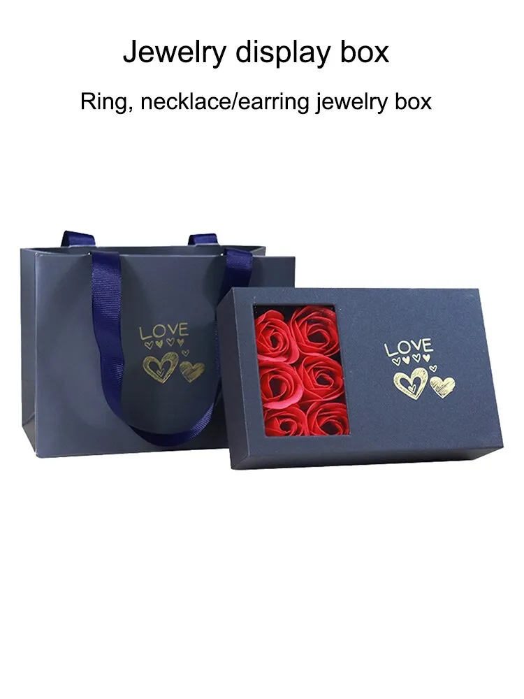 Rose Gift Box With 6 Roses
