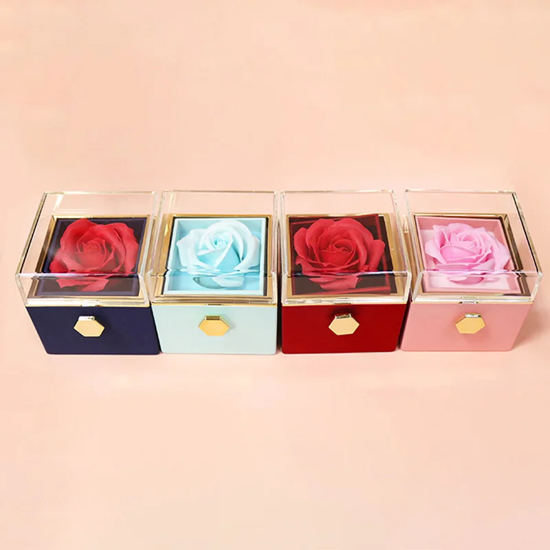 Eternal Rose Box Jewelry Gift Box