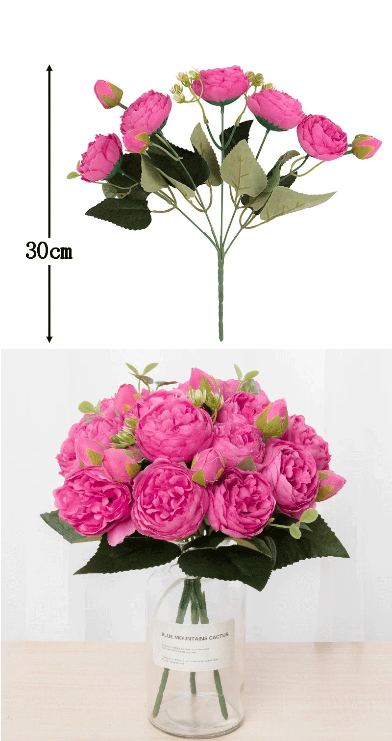 Silk Artificial Rose Bouquet