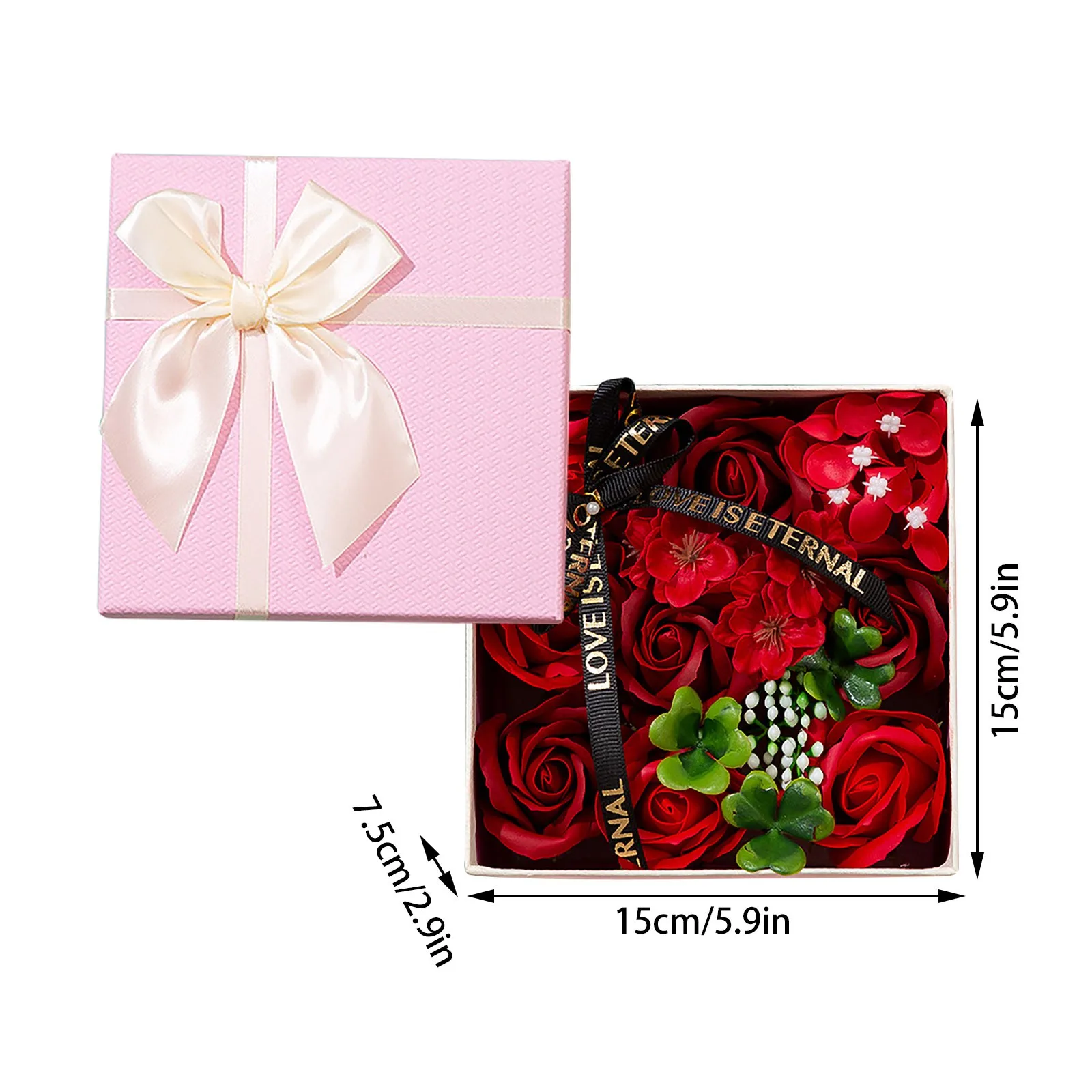 Soap Roses In Gift Box