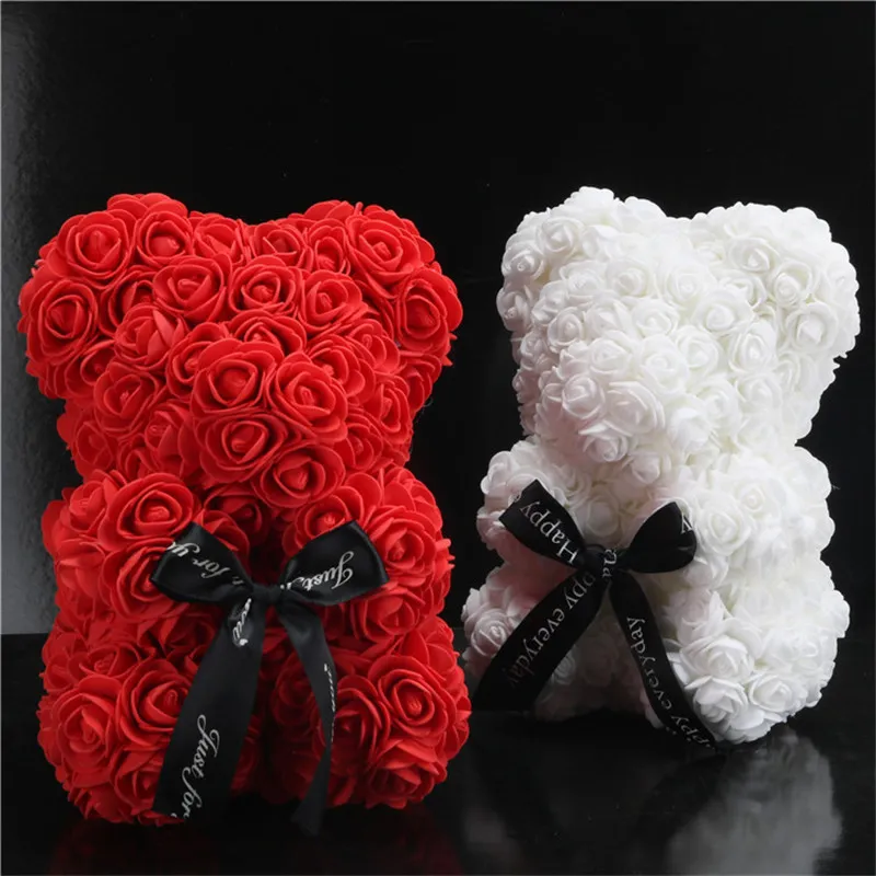 Romantic Flower Rose Bear