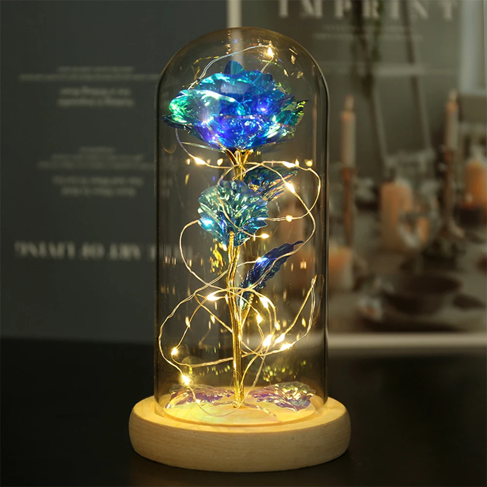 Artificial Rose Flower Lamp with LED