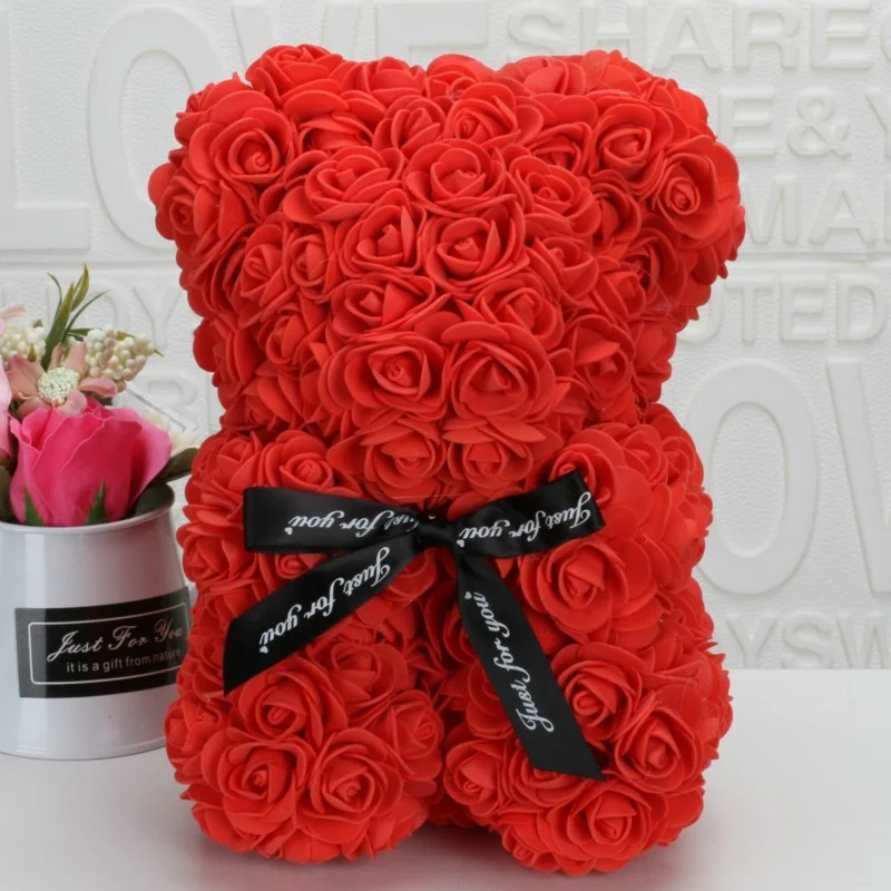 Eternal Flower Rose Bear