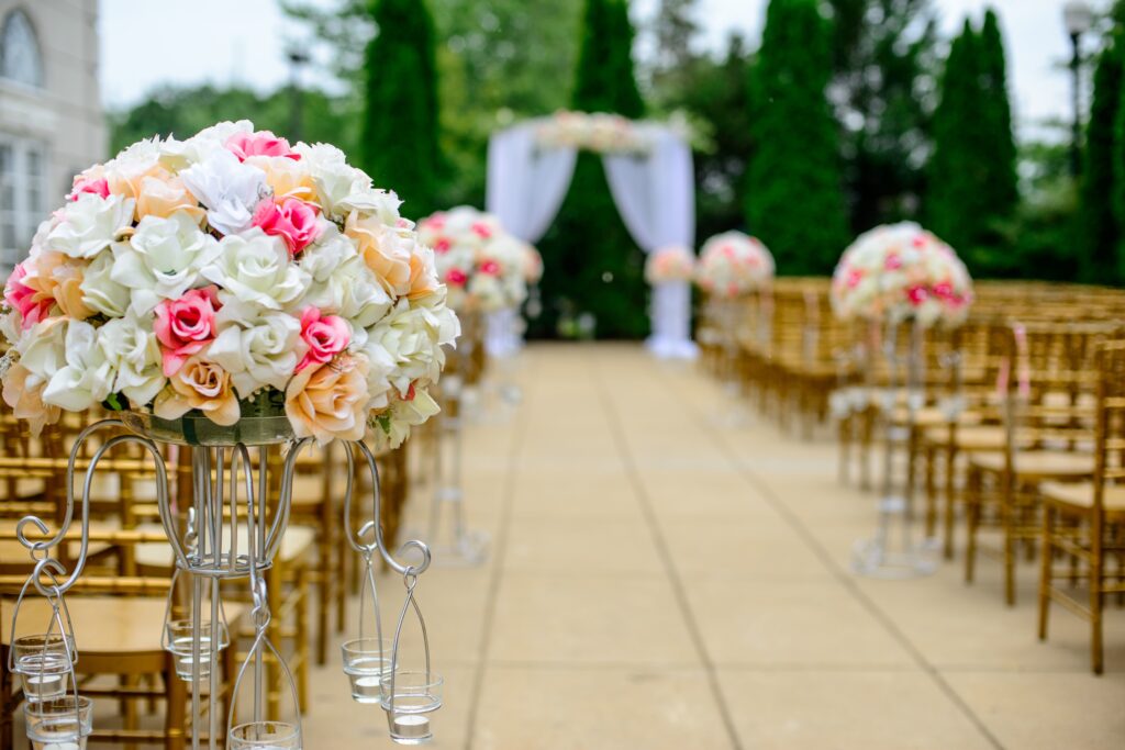 wedding roses decoration