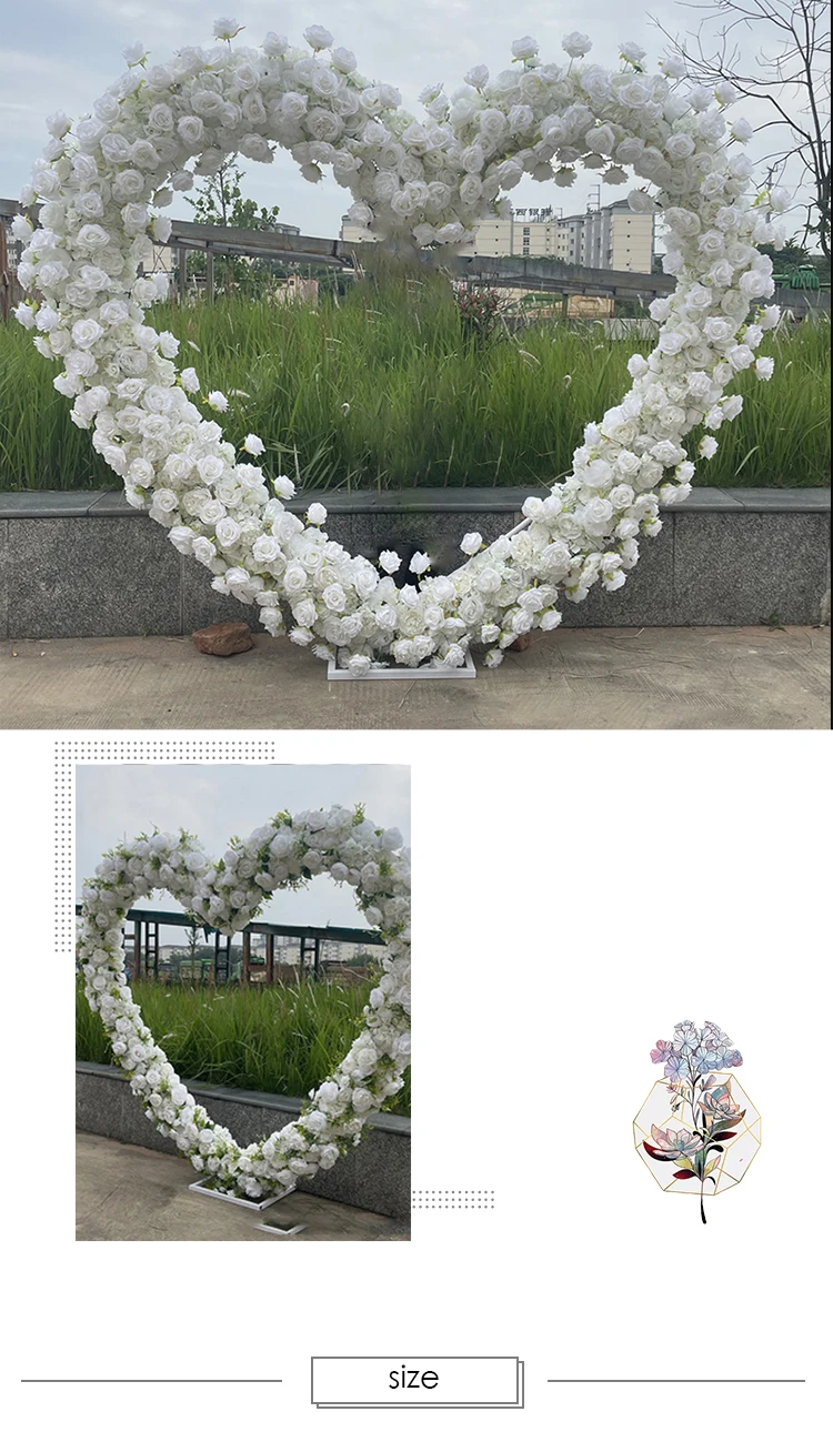 Luxury Red 5D Floral Arrangement With Heart-Shaped Frame